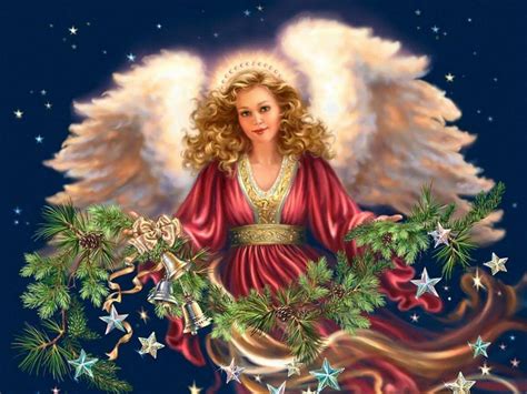 The Christmas angel witch